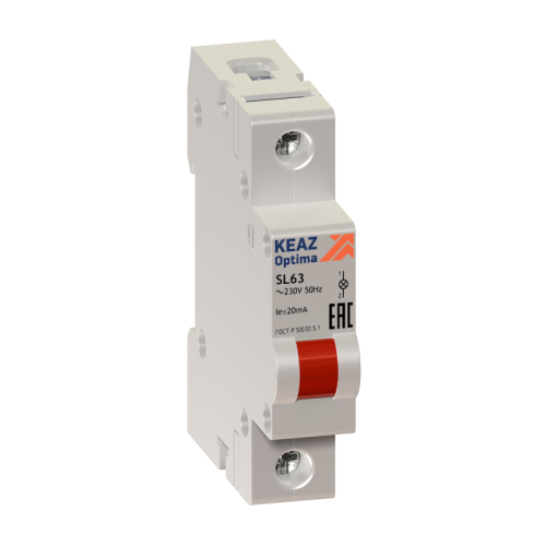 Изображение лампа сигнальная optidin sl63 g 24ac/dc ухл3 кэаз 138617