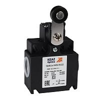 Изображение Выключатель концевой OptiLiS D4N-8125 рычаг метал. с роликом метал. EN 50047 XCKT2119P16 КЭАЗ 365321 